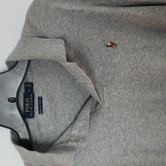 Polo Ralph Lauren Size Small  Men's Button Up polo gray. - Picture 7 of 10